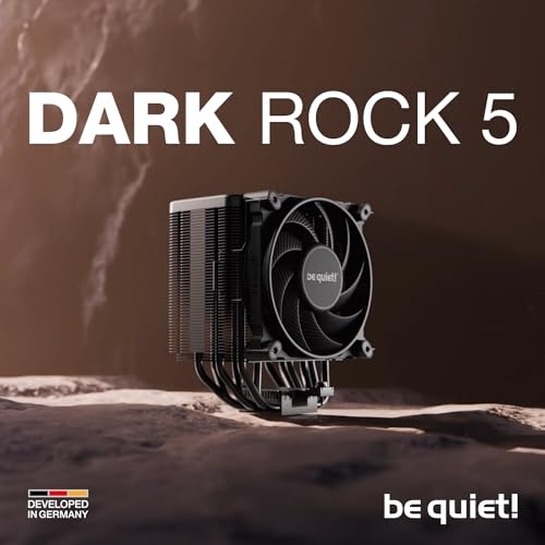 BK035 Dark Rock 5 Intel-1700, 1200, 1150, 1151 & 1155 AMD-AM5 & AM4 Silent Wings 4 120 Mm PWM Fluid Dynamic Bearing CPU Cooling