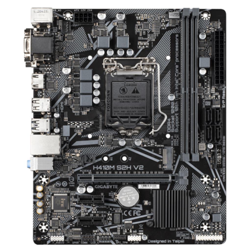 CARTE MERE Gigabyte H410M S2H v2 mATX  LGA 1200