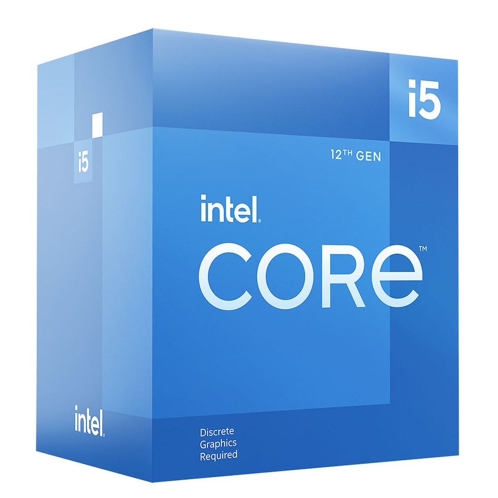 Processeur Intel Core i5-12400F (2,5Ghz) (Sans iGPU) Version OEM (Tray)