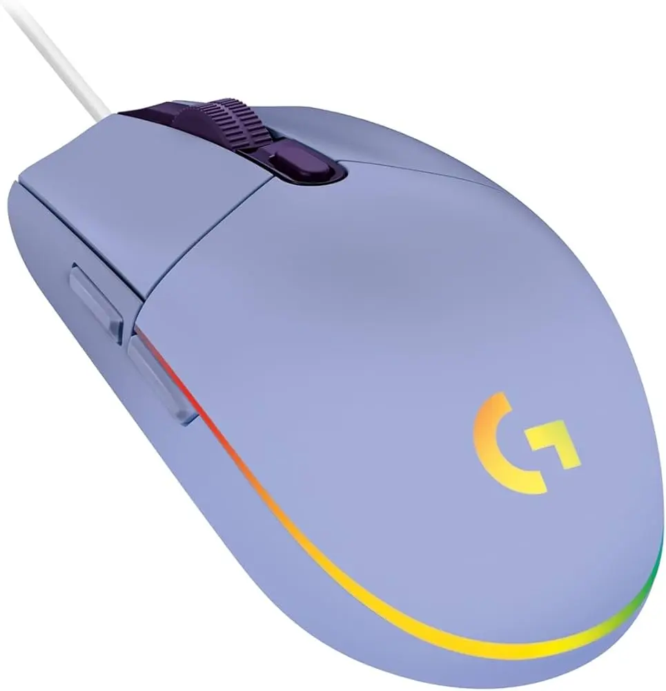 Souris filaire Gamer Logitech G102 LightSync RGB Violet