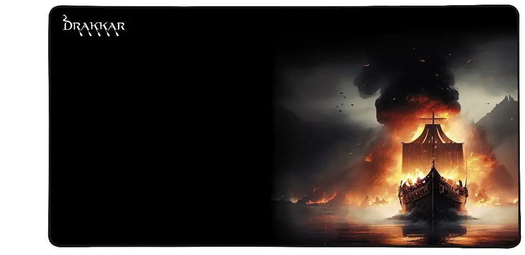 Konix Drakkar Heidrun XXL Gaming Mouse Mat 90 x 46 cm - Viking Design