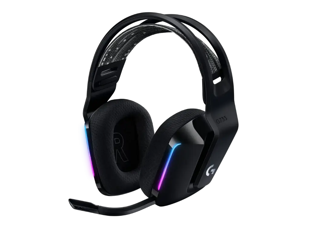 CASQUE LOGITECH G733 LightSpeed RGB - Noir/Sans Fil