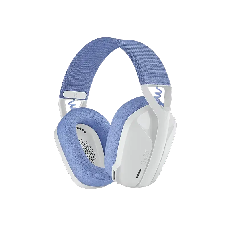 CASQUE LOGITECH G435 Lightspeed - Blanc/Sans fil