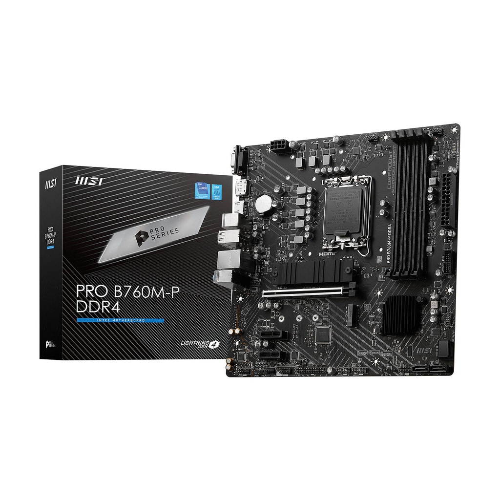 Carte Mère MSI Pro B760M-P DDR4 (Intel LGA 1700) Micro ATX - PRO B760M-P DDR4