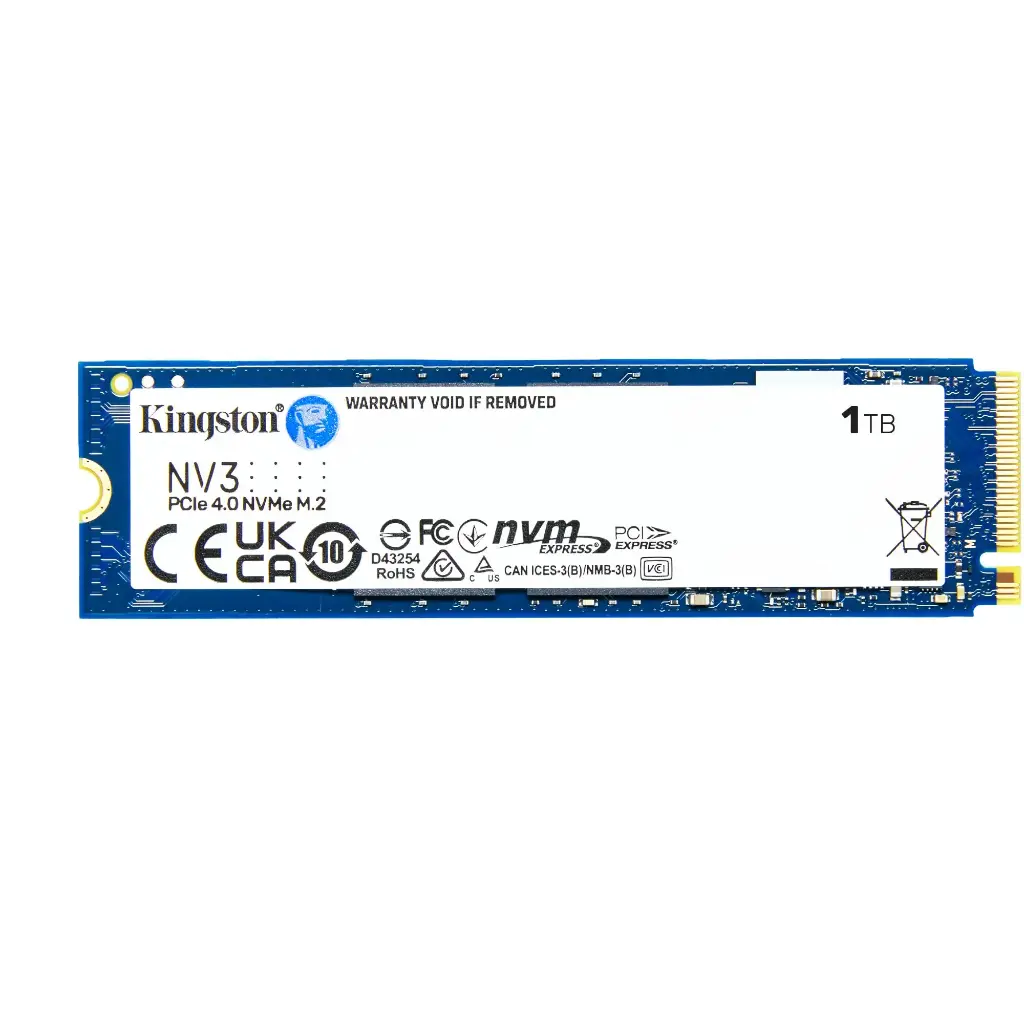 Disque SSD Kingston NV3 1To - NVMe M.2 Type 2280