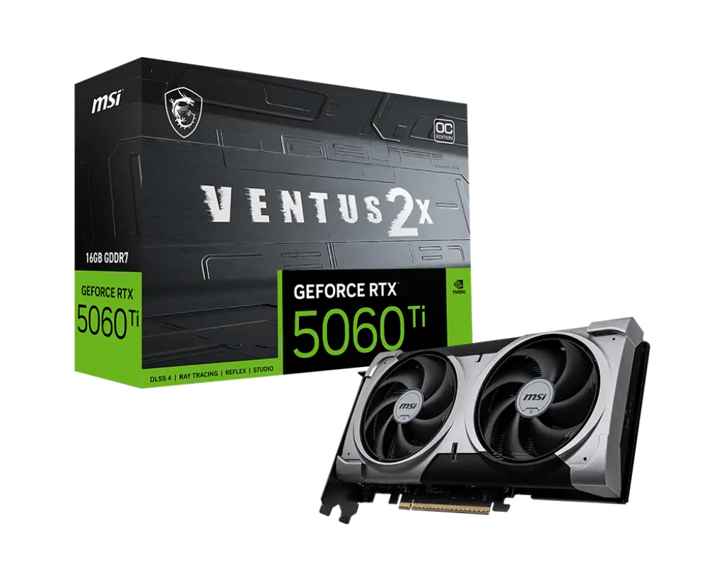 Carte Graphique MSI GeForce RTX 5060 Ti 16GB Ventus 2X OC Plus
