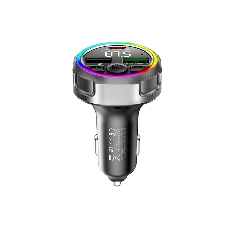 Remax Chargeur Voiture FM Bluetooth 48W RGB CC02