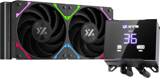 Kit Watercooling AIO XYZ Hydrotemp RGB - 240mm (Noir)