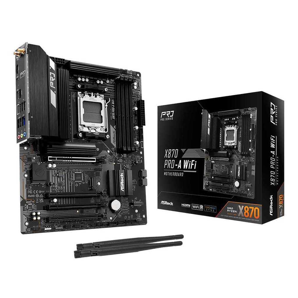 Carte Mère ASRock X870 Pro-A WiFi (AMD AM5)