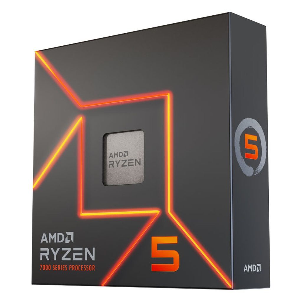 Processeur AMD Ryzen 5 7600X (AM5) 4.7 GHz - 6 coeurs