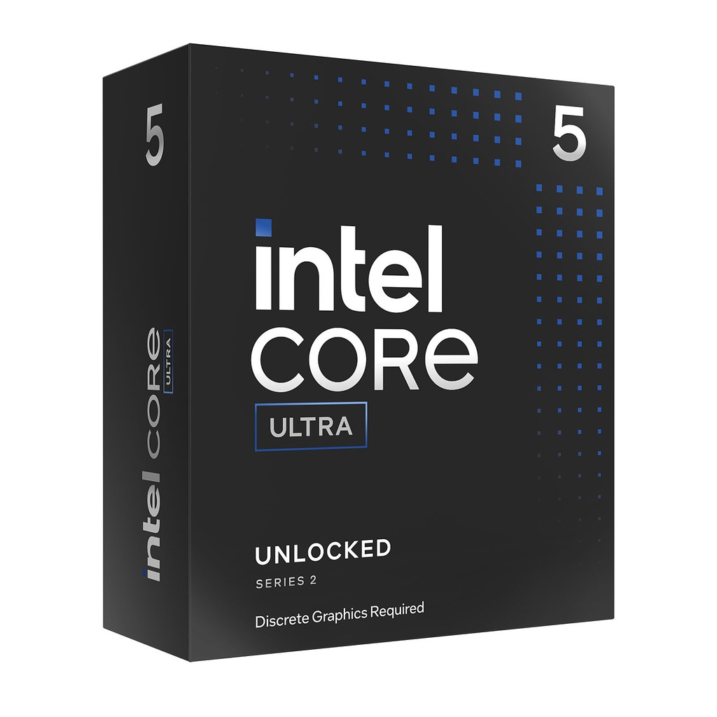 INTEL Core Ultra 5 245KF - 4.2/5.2 GHz, 14 cœurs (6P+8E), LGA1851