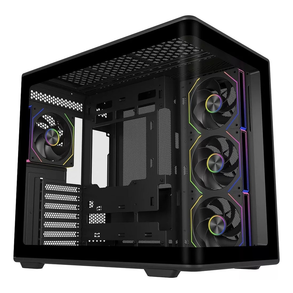 Boîtier PC Cooler Master Elite 600 ARGB - Moyenne Tour ATX (Noir, vitré)