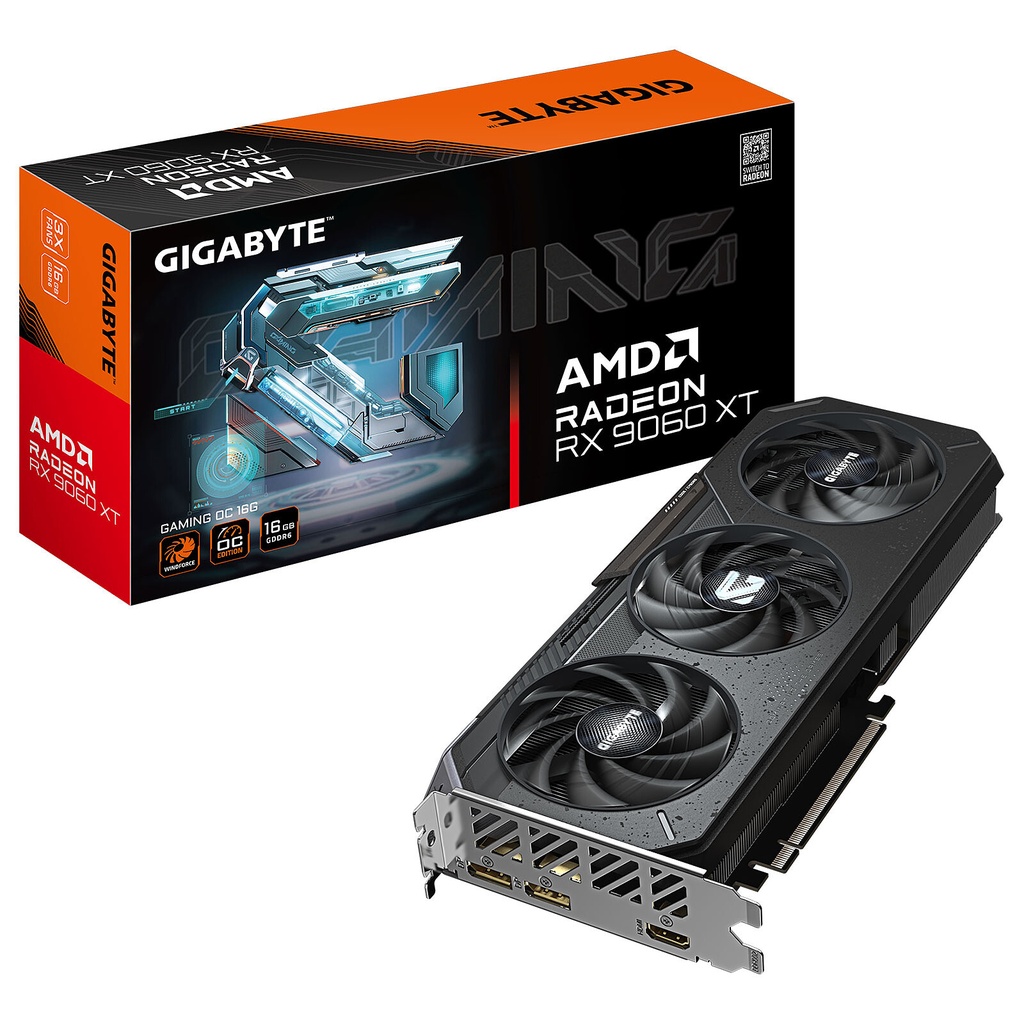 Carte graphique Gigabyte Radeon RX 9060 XT GAMING OC 16G