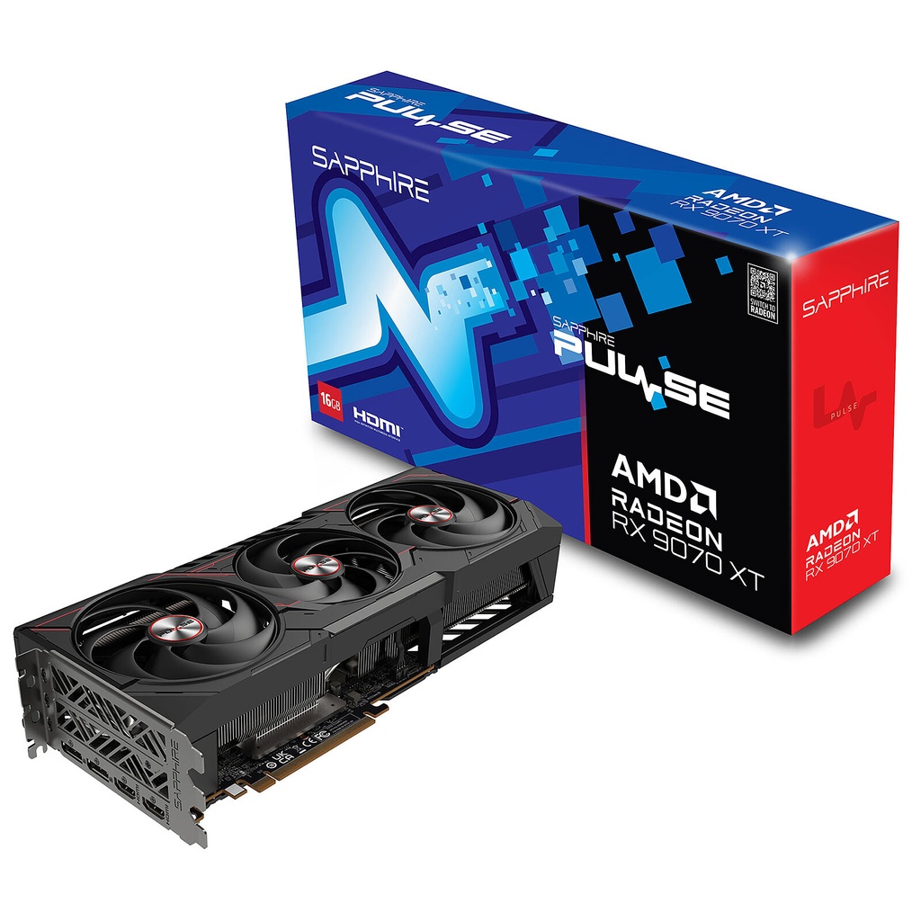Carte graphique Sapphire PULSE Radeon RX 9070 XT 16G