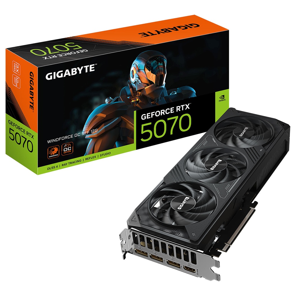 Carte graphique Gigabyte GeForce RTX 5070 WINDFORCE OC SFF 12G
