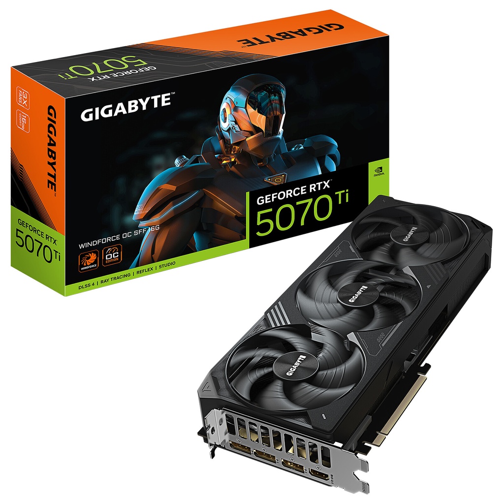 Carte graphique Gigabyte GeForce RTX 5070 Ti WINDFORCE OC SFF 16G