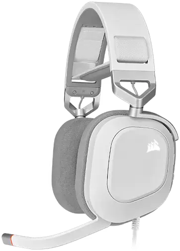 CASQUE Corsair HS80 RGB BLANC FILAIRE 