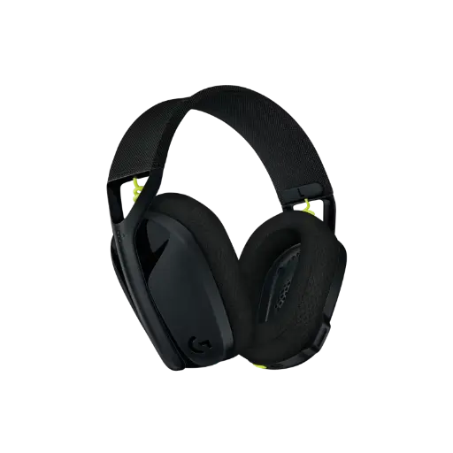 Casque Gamer sans fil Logitech G435 LightSpeed (Noir/Jaune)