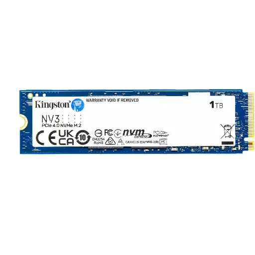 Disque SSD Kingston NV3 1To - NVMe M.2 Type 2280