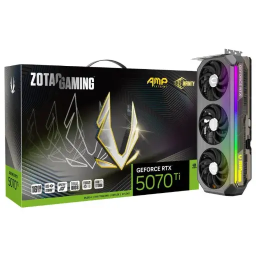 Carte Graphique Zotac GeForce RTX 5070 Ti Amp Extreme Infinity